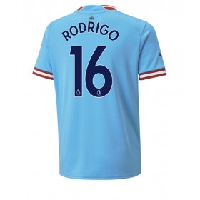 Herren Fußballbekleidung Manchester City Rodri Hernandez #16 Heimtrikot 2022-23 Kurzarm